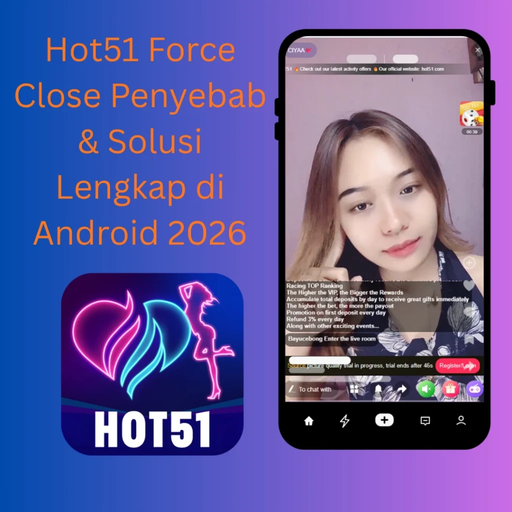 Hot51 Force Close Penyebab & Solusi Lengkap di Android 2026