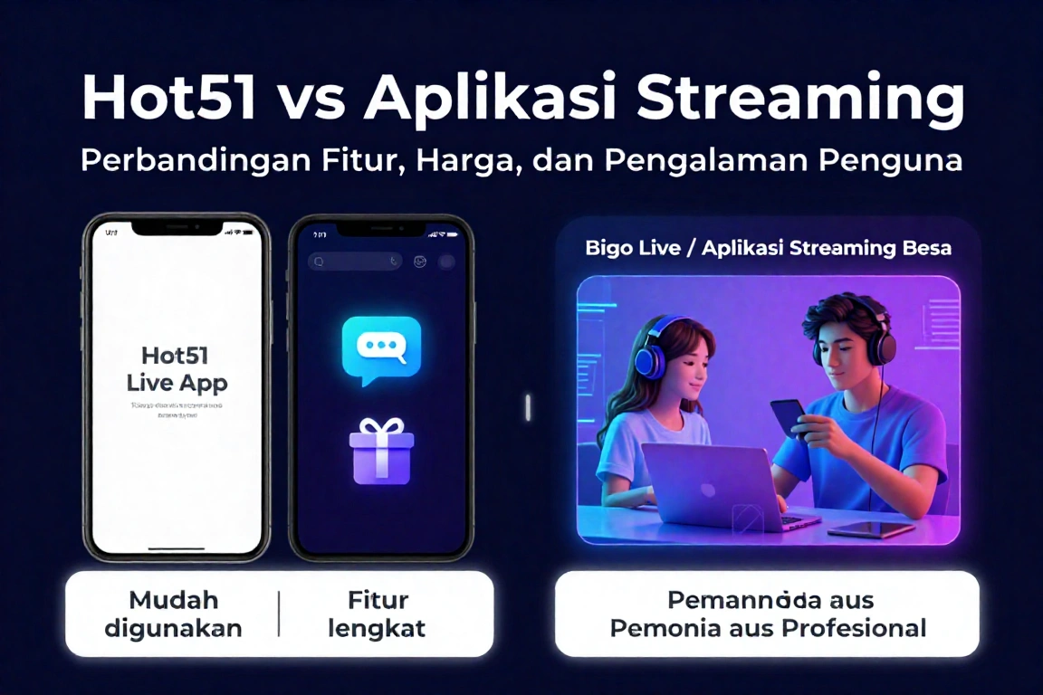 Hot51 vs Aplikasi Streaming