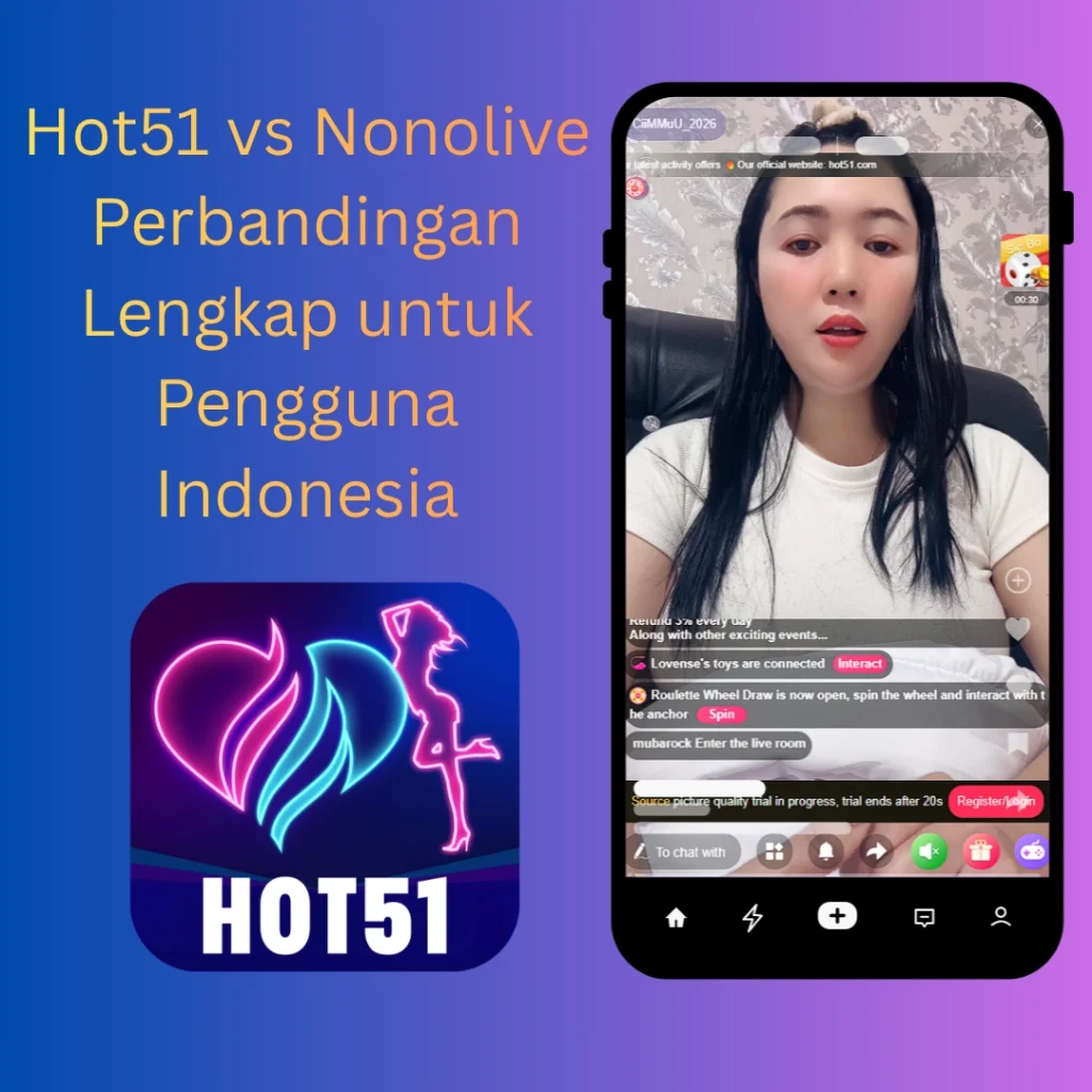 Hot51 vs Nonolive Perbandingan Lengkap untuk Pengguna Indonesia