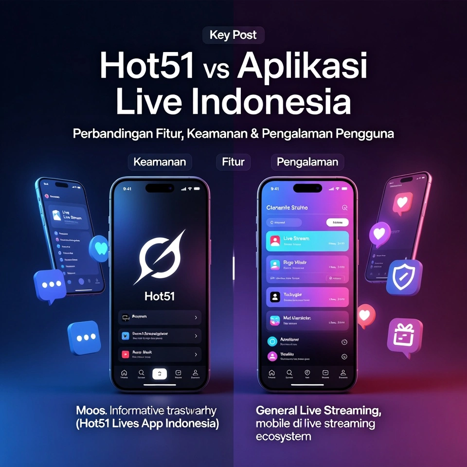 Hot51 vs Aplikasi Live